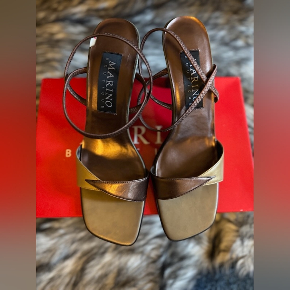 Marino Orlandi Brown Women's Sandals - Picture 2 of 5